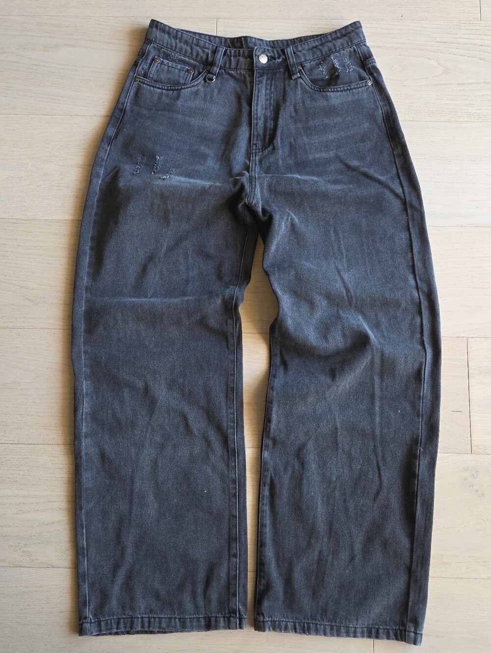 Drmers club baggy jeans in black